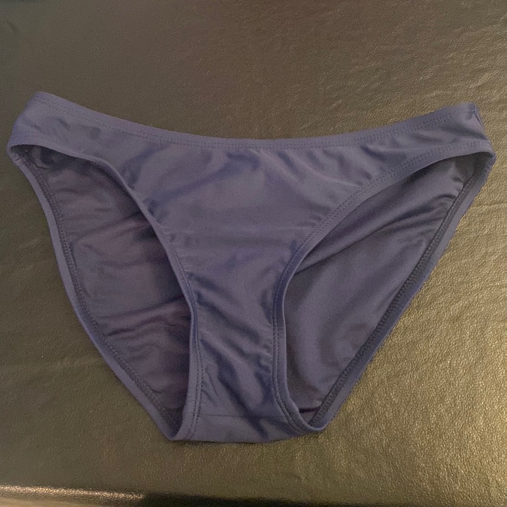 Hapari womens bathing suit bottoms size 8-10, deep navy blue color